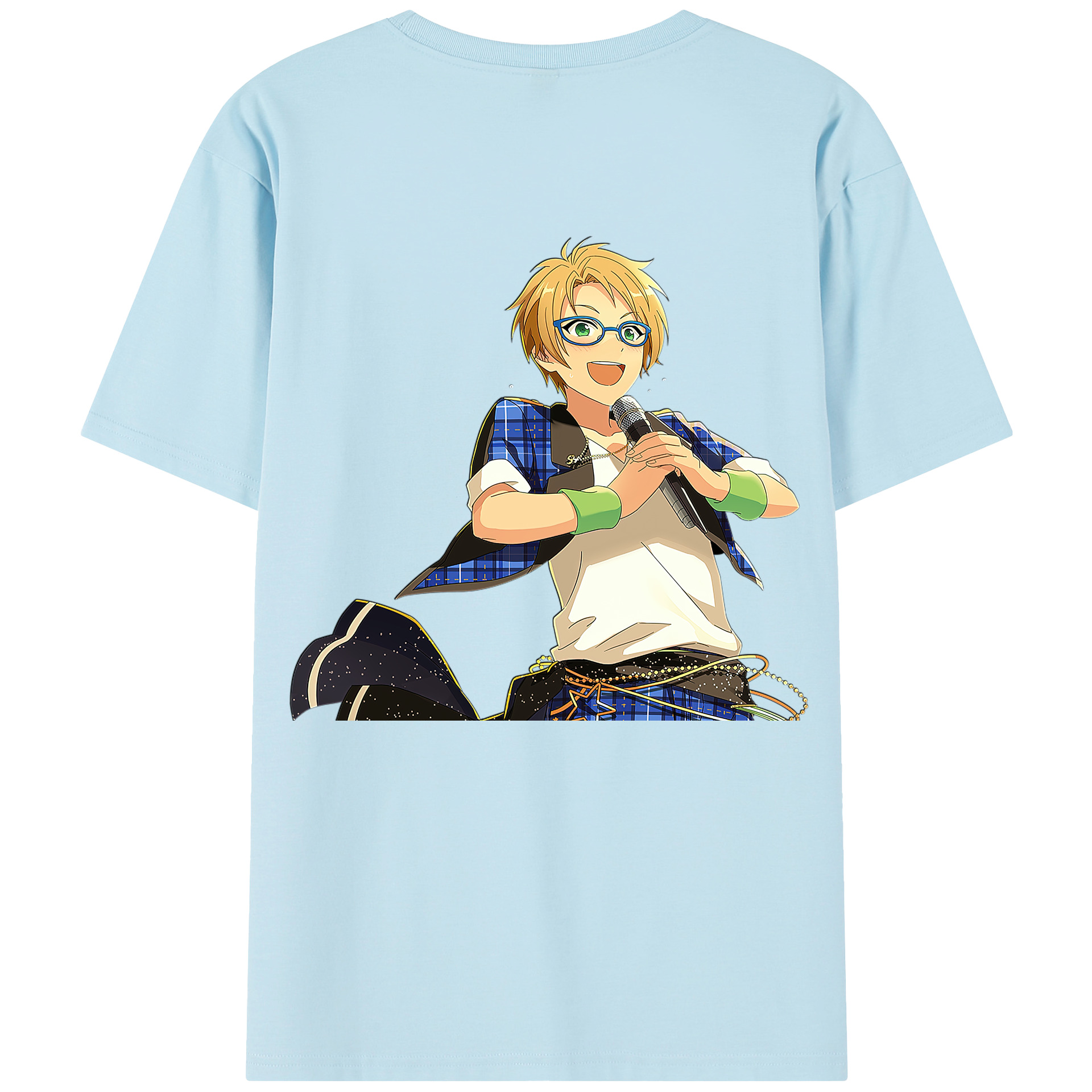 （画像用） あんさんぶるスターズ! Ensemble Stars 綿100％半袖Tシャツ（背面プリント）